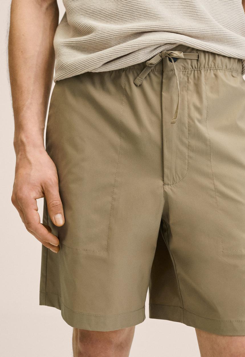 MANGO - Rush Bermuda shorts - beige