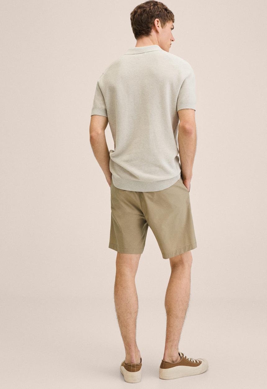 MANGO - Rush Bermuda shorts - beige