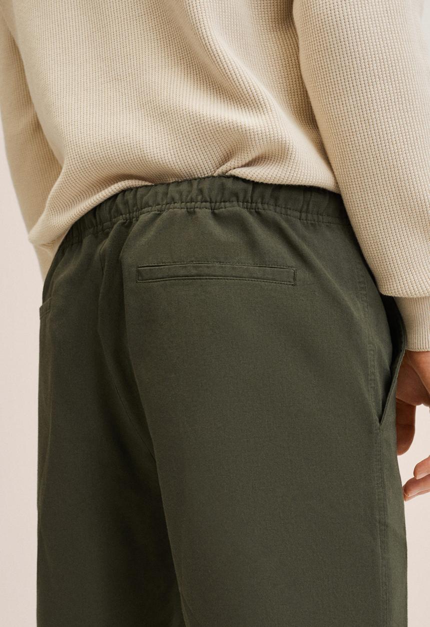 MANGO - Flek bermuda shorts - khaki