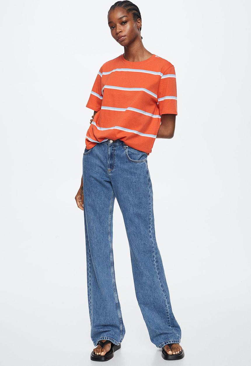MANGO - T-shirt bella-h - bright red