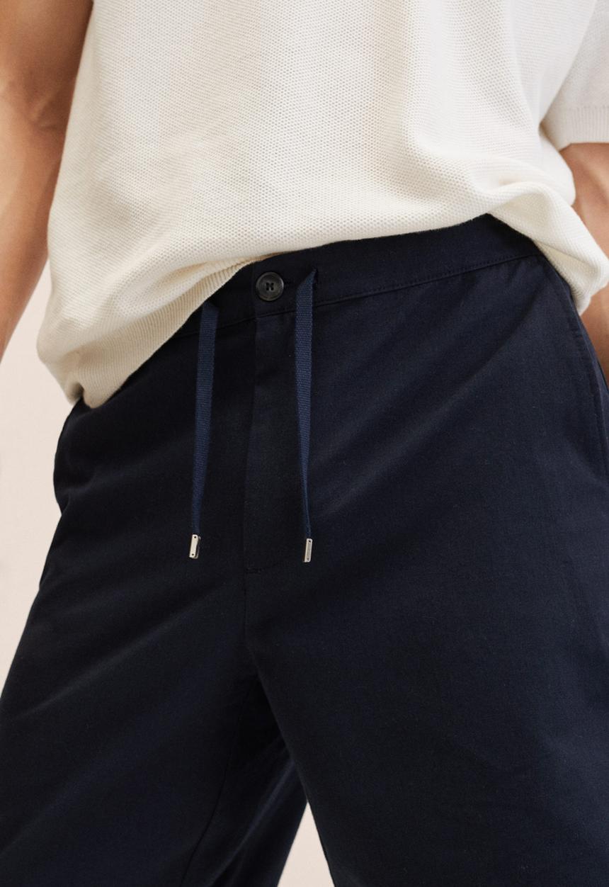 MANGO - Bermuda shorts . flek - blue