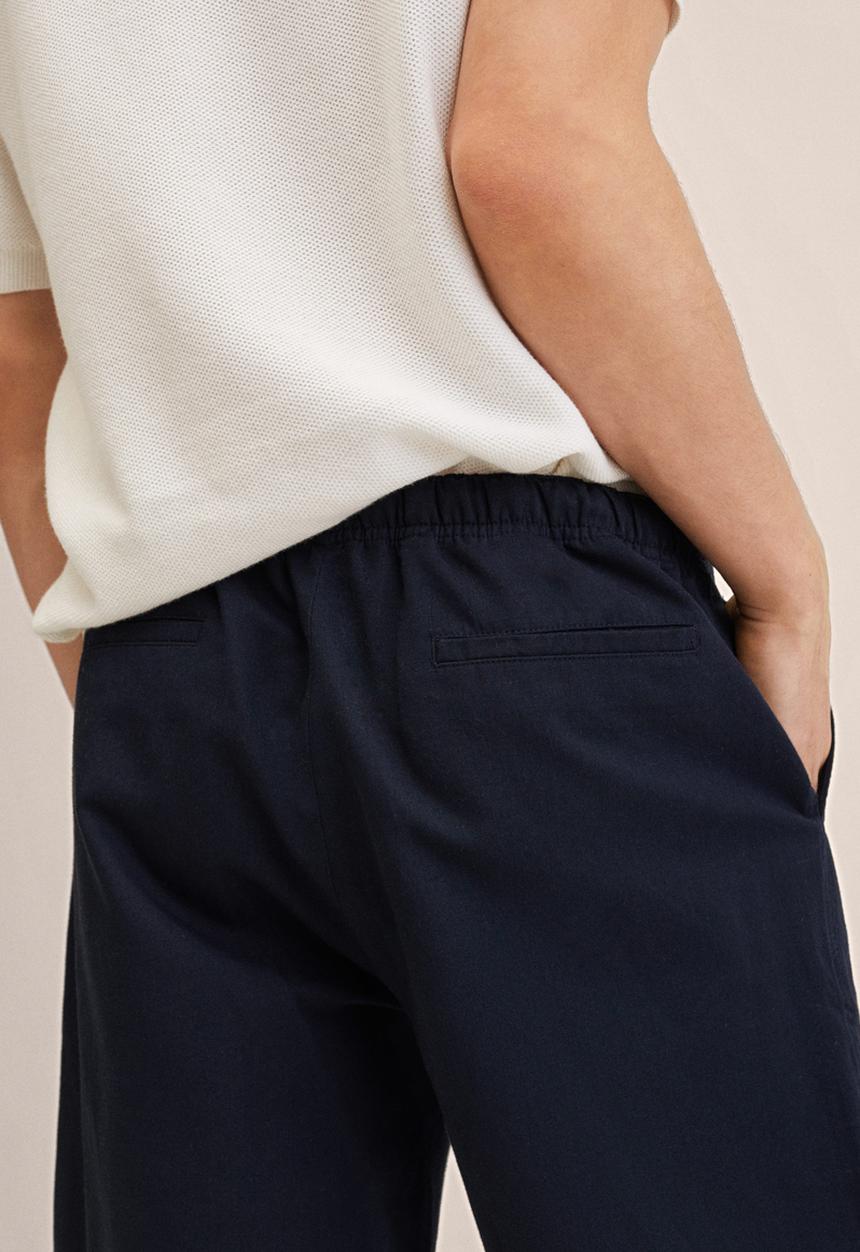 MANGO - Bermuda shorts . flek - blue