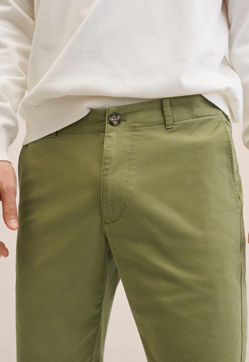 MANGO - Gracia bermuda shorts  - khaki