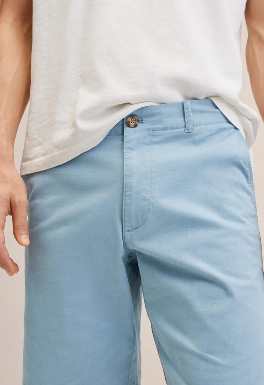 MANGO - Gracia bermuda shorts - blue