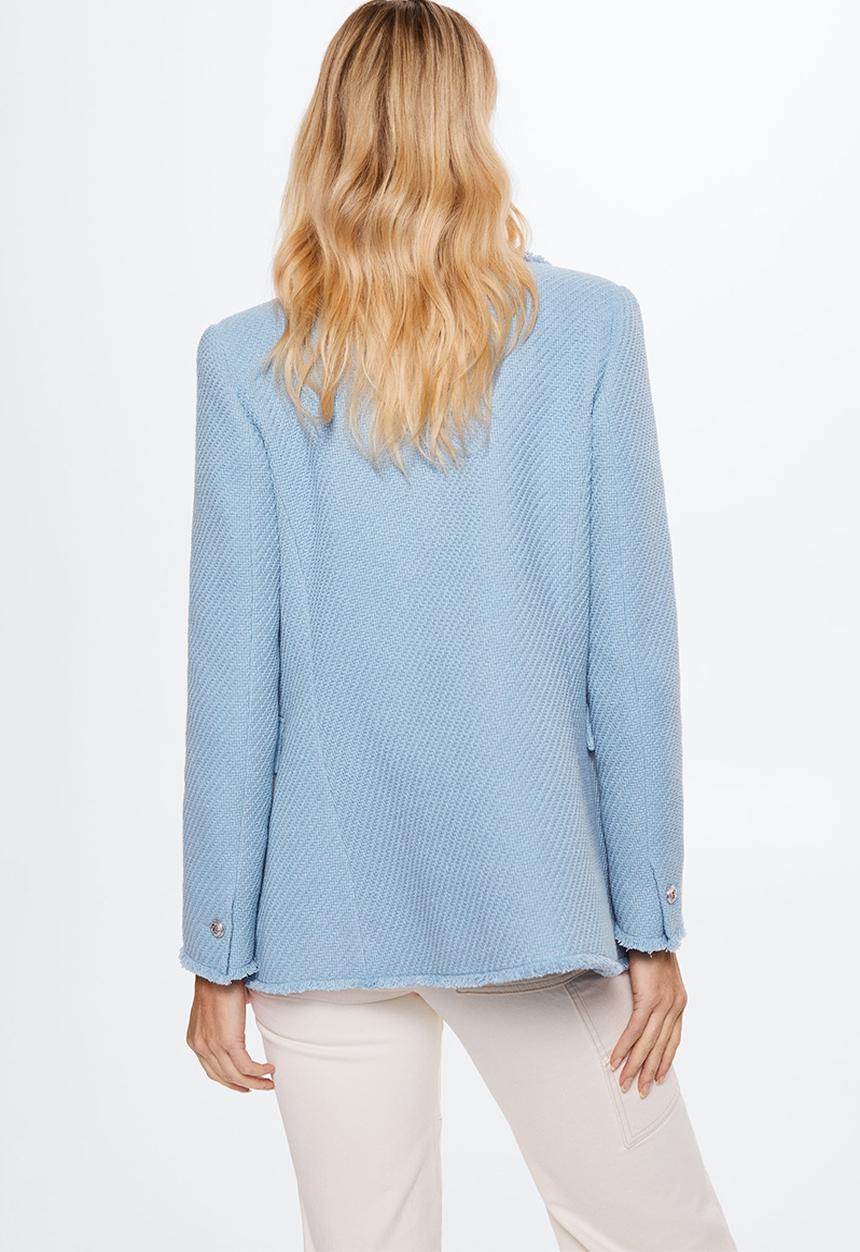 MANGO - Blazer arthur - light blue