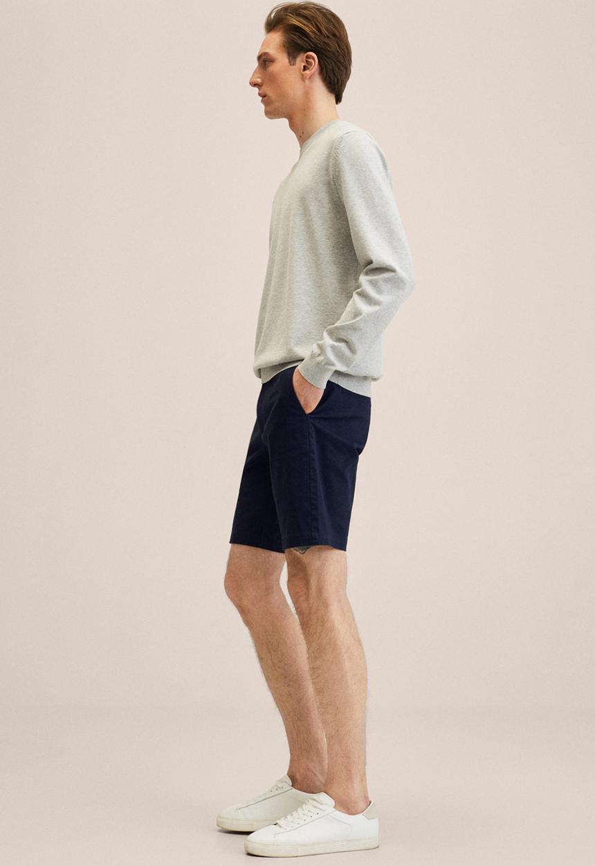 MANGO - Gracia bermuda shorts  - navy