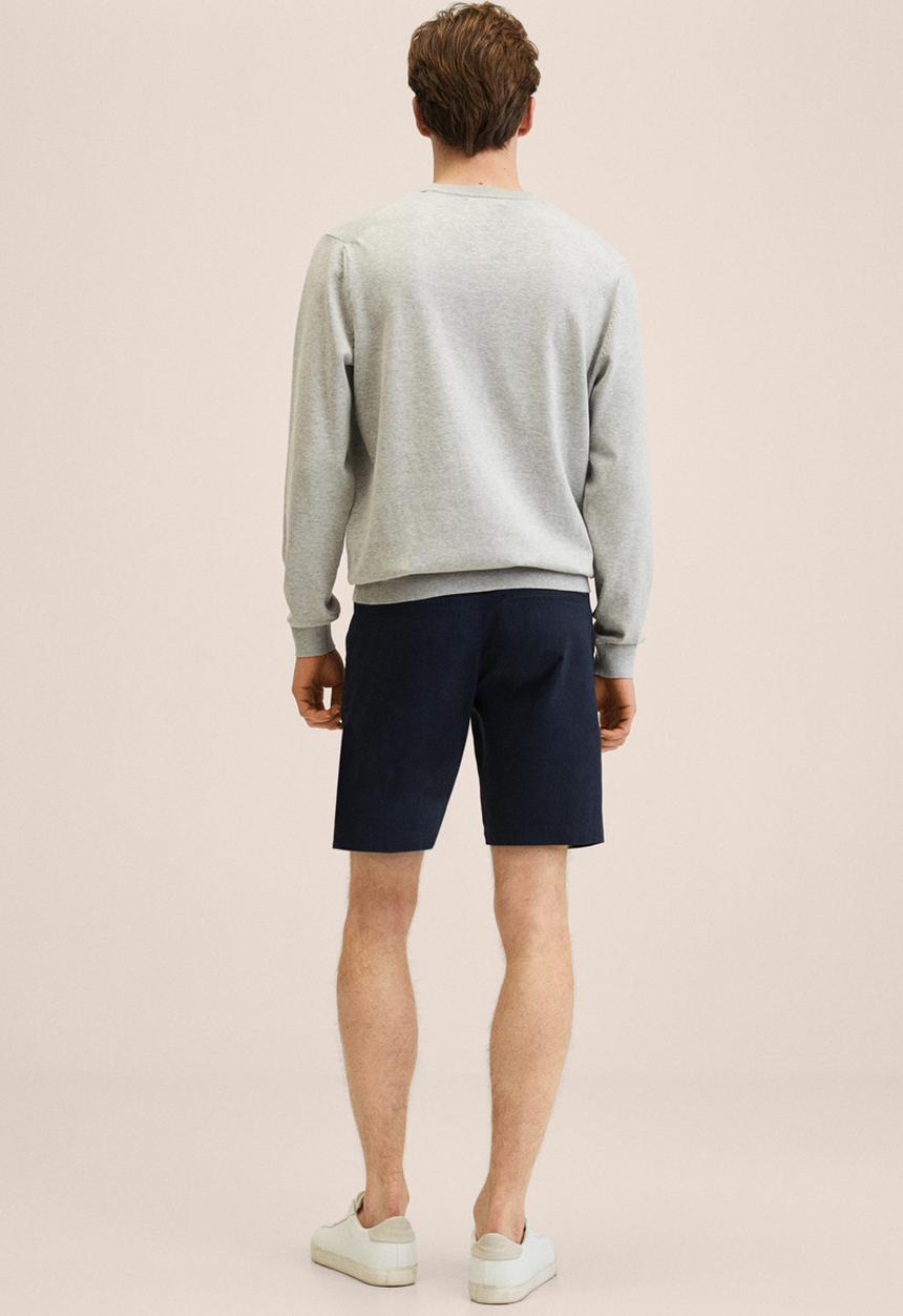 MANGO - Gracia bermuda shorts  - navy