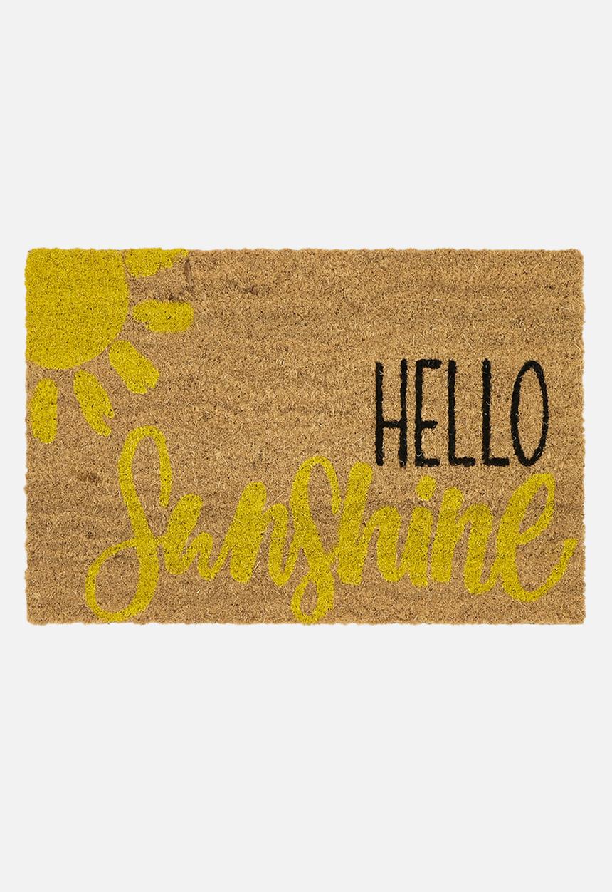H&S - Cocos doormat - hello sunshine