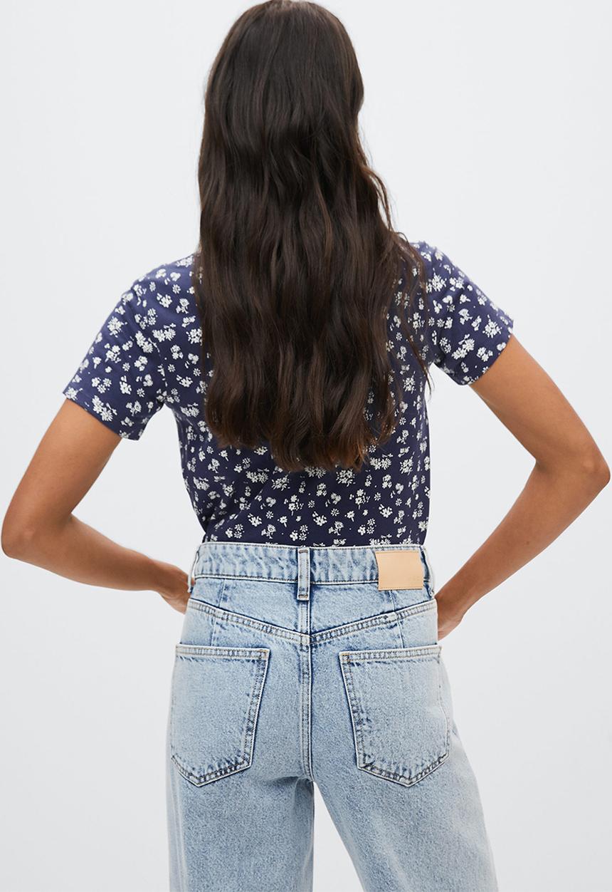 MANGO - T-shirtmangofi-h - light blue
