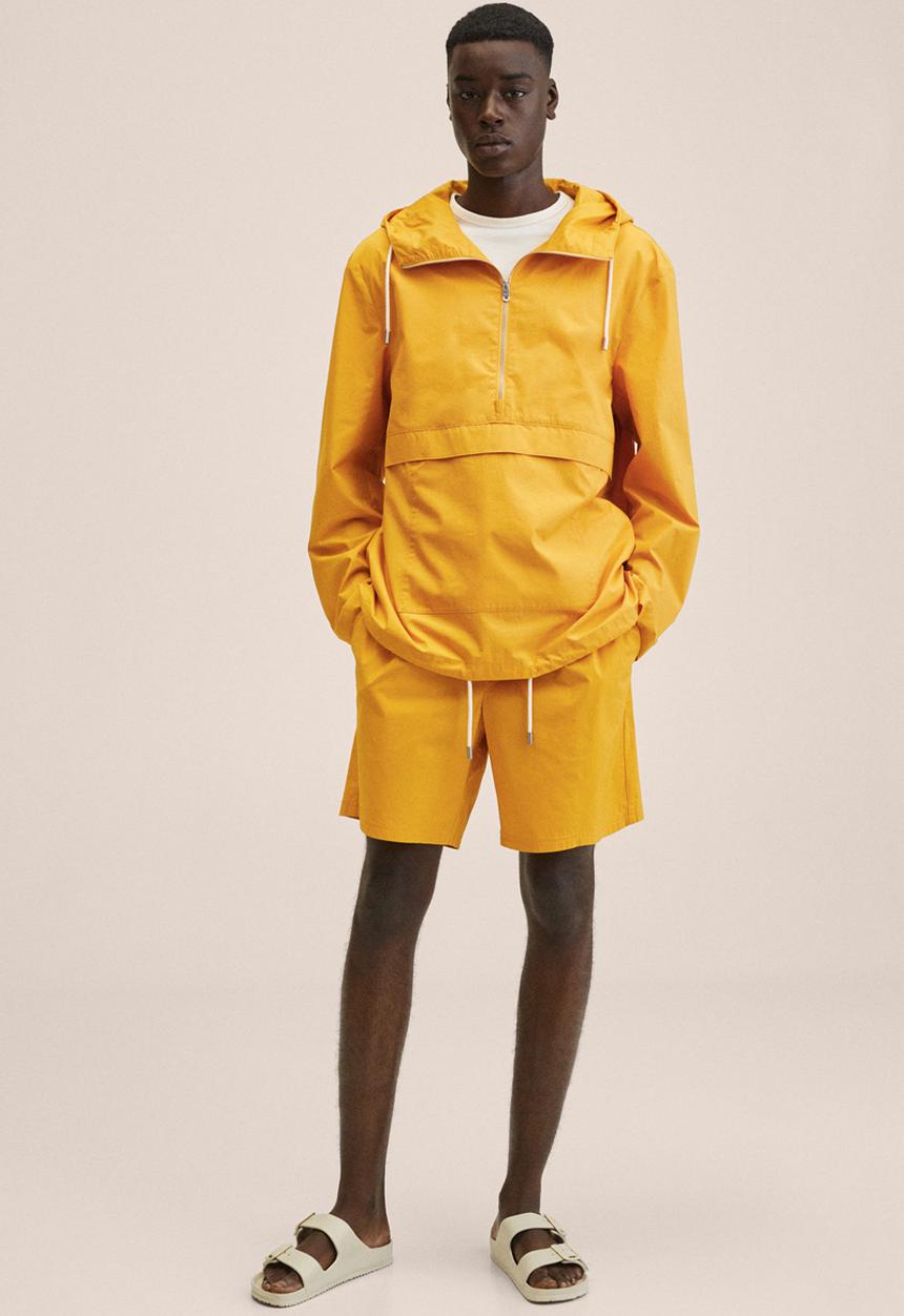 MANGO - Tiber bermuda shorts  - yellow