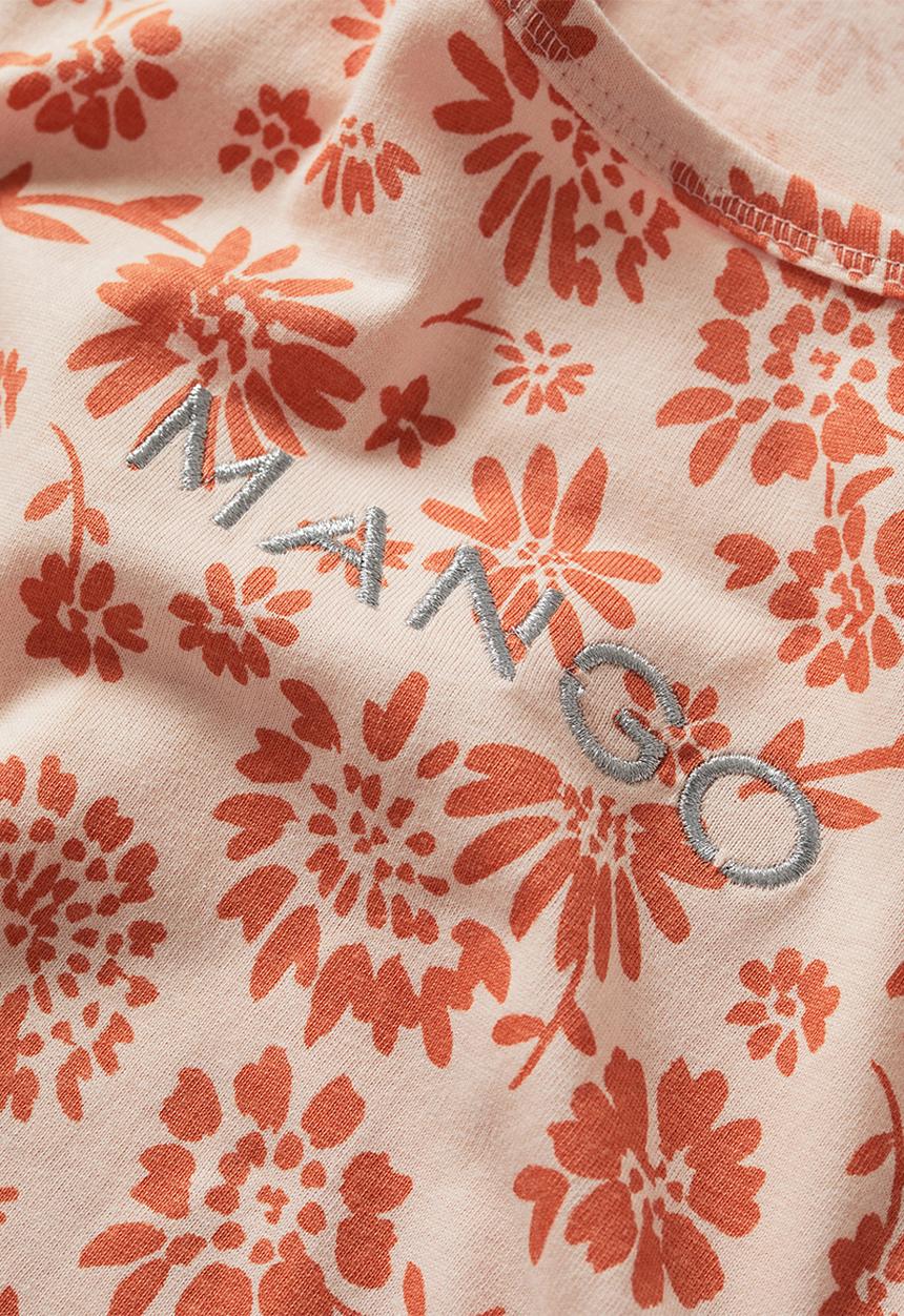 MANGO - T-shirtmangofi-h - light pink