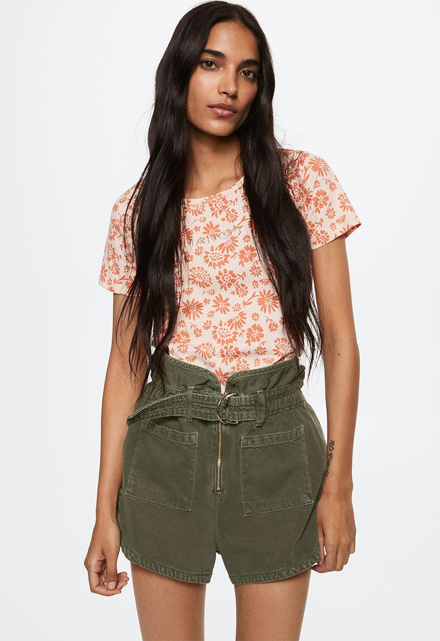 MANGO - T-shirtmangofi-h - light pink
