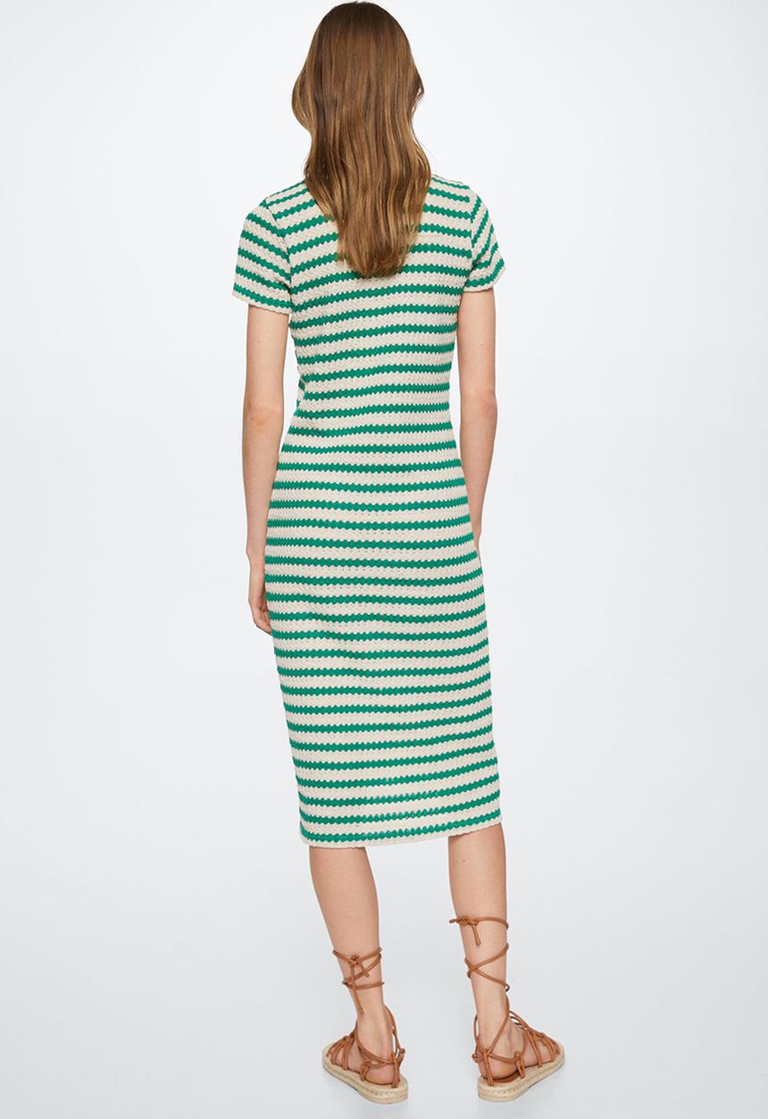 MANGO - Dress tuni - green