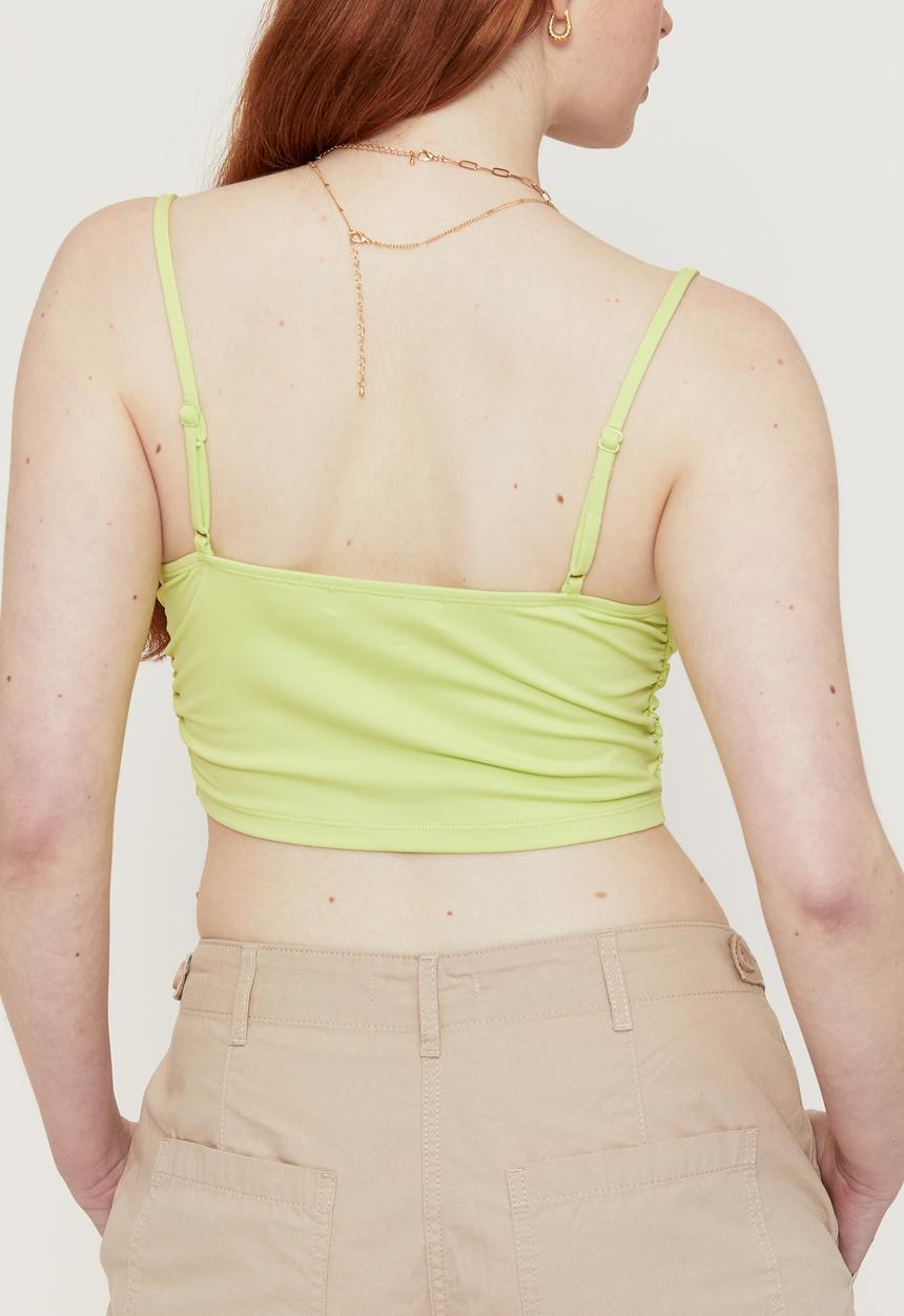 Supré  - Willow cowl neck top - lemon lime