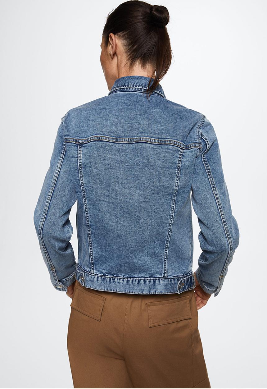 MANGO - Jacket vicky - open blue