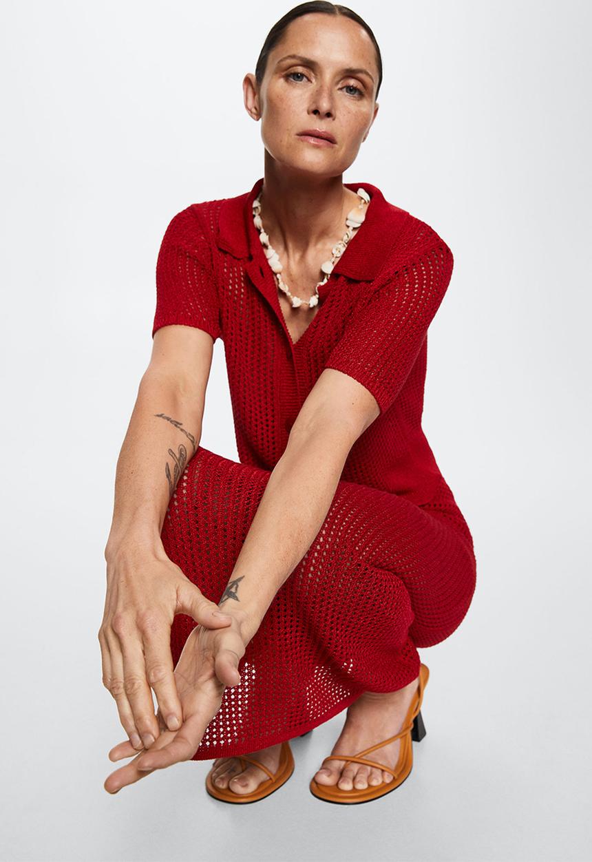MANGO - Skirt atakoy - red