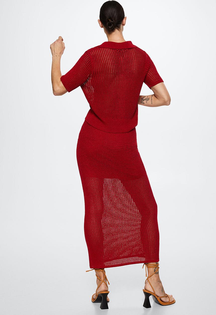 MANGO - Skirt atakoy - red