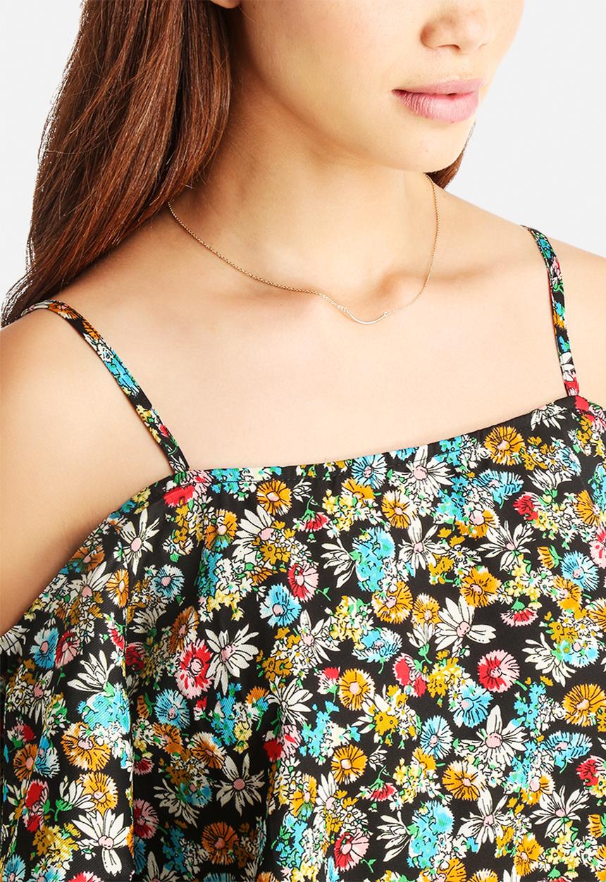 Glamorous - 60's Flower Top