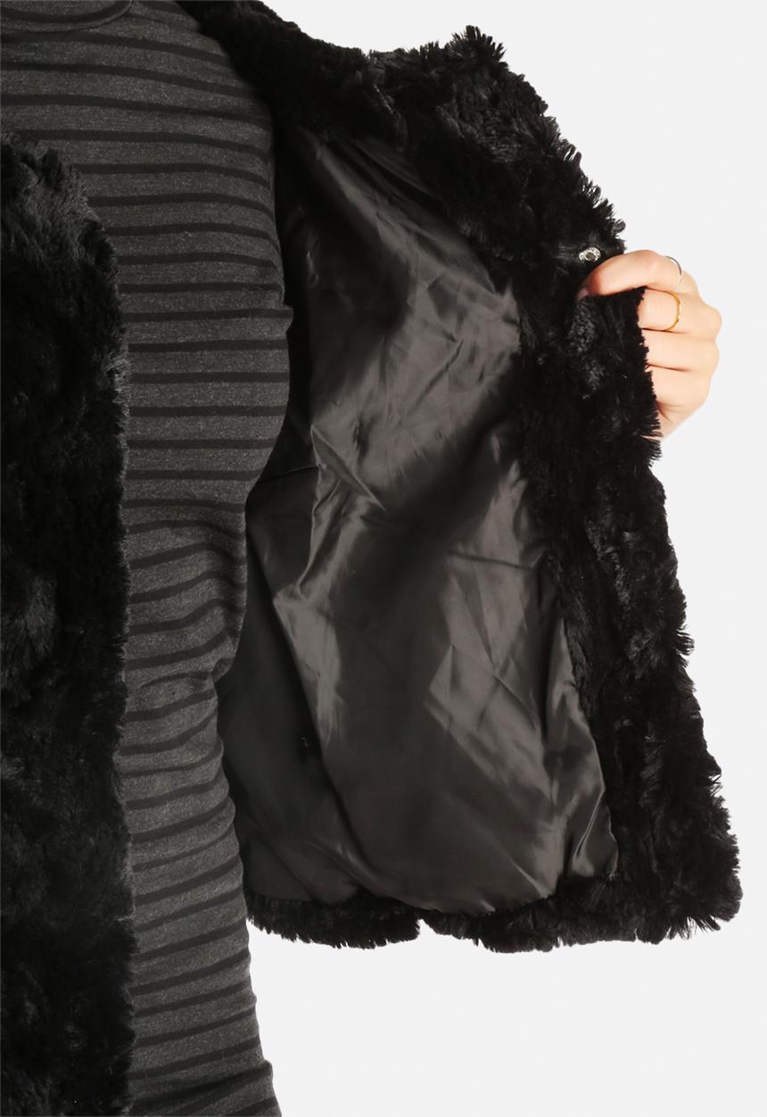 Vero Moda - Curl Short Faux Fur Jacket