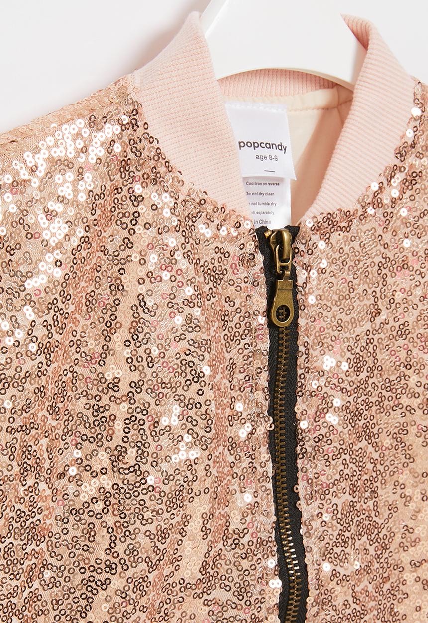Pop Candy - Girls sequin jacket - pink