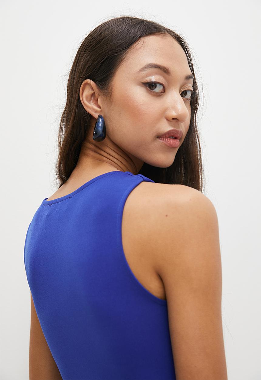 Superbalist - Single scoop neck vest - royal blue