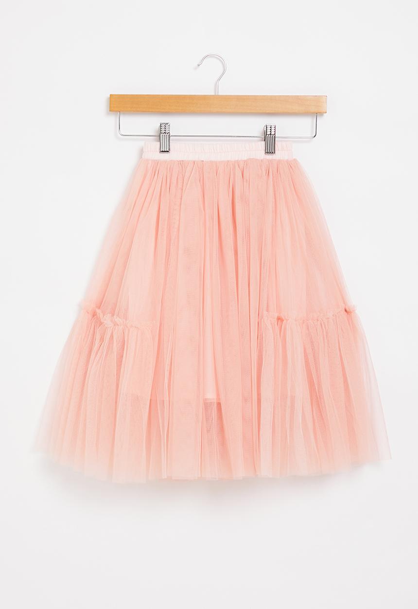 Rebel Republic - Girls mesh skirt - pink