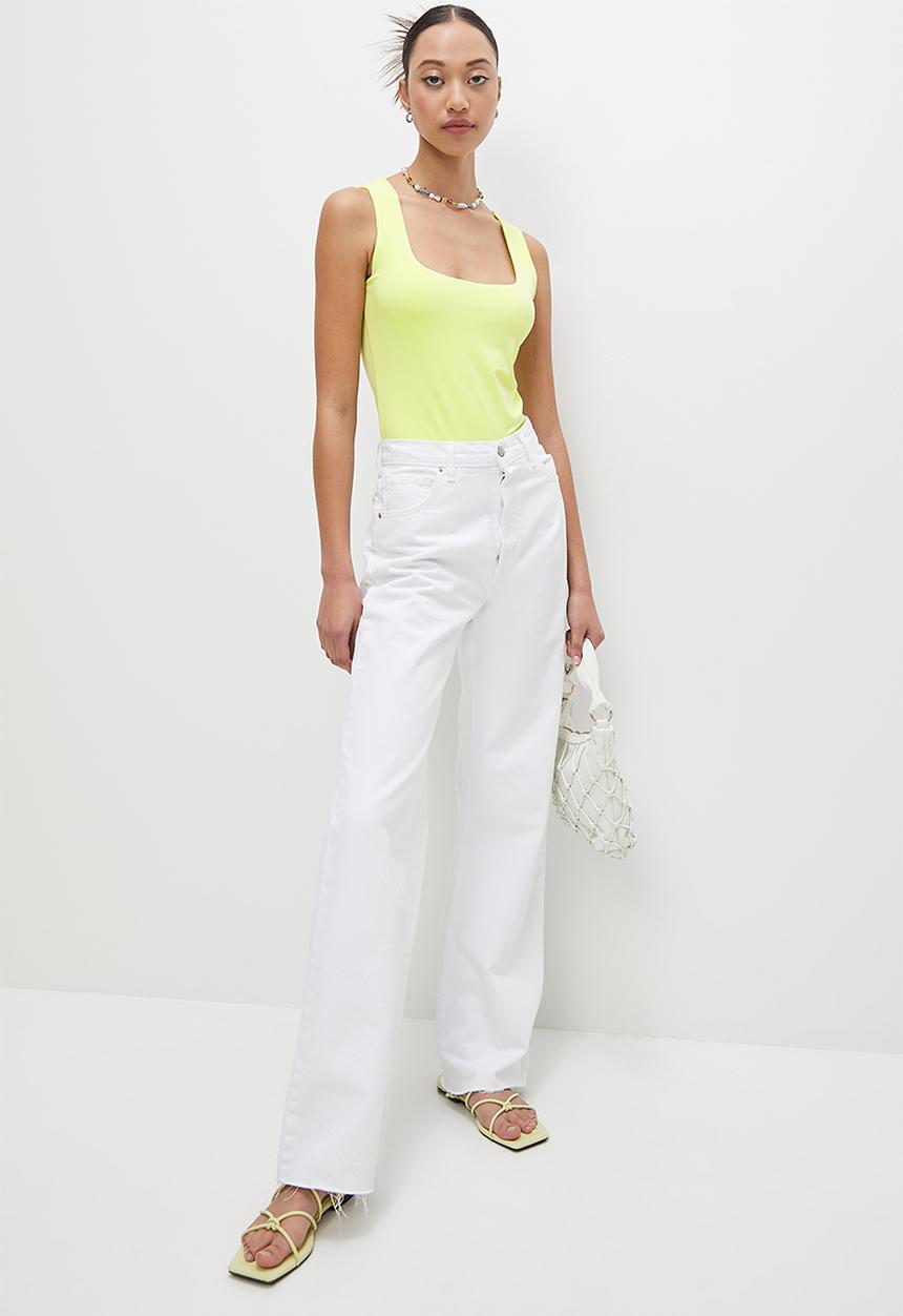 Superbalist - Single scoop neck vest - sunny lime