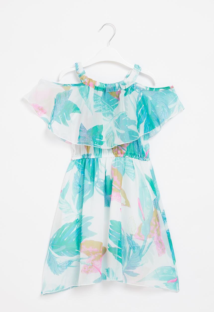 Rebel Republic - Off the shoulder dress - blue