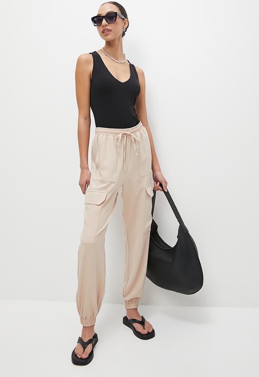 Superbalist - V-neck sleeveless bodysuit - black