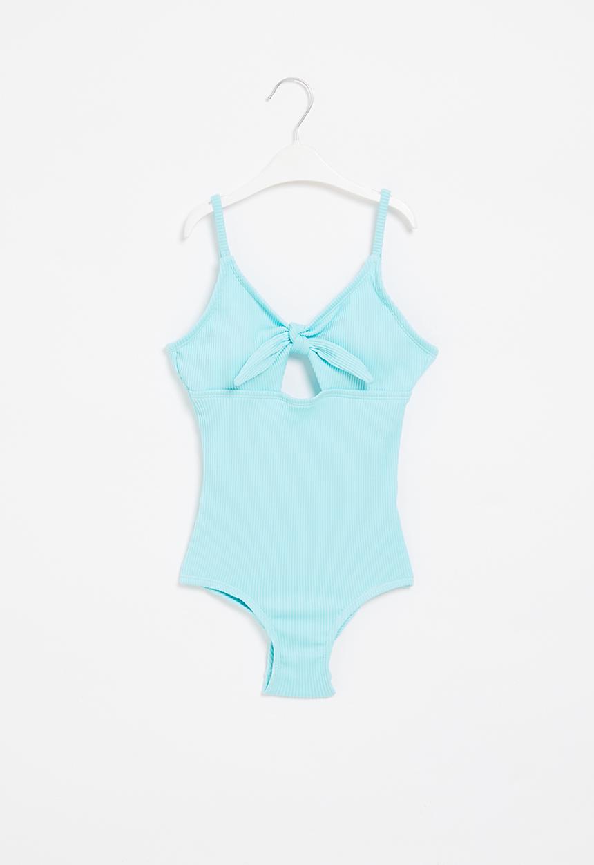 Rebel Republic - Girls one piece swimsuit - light blue