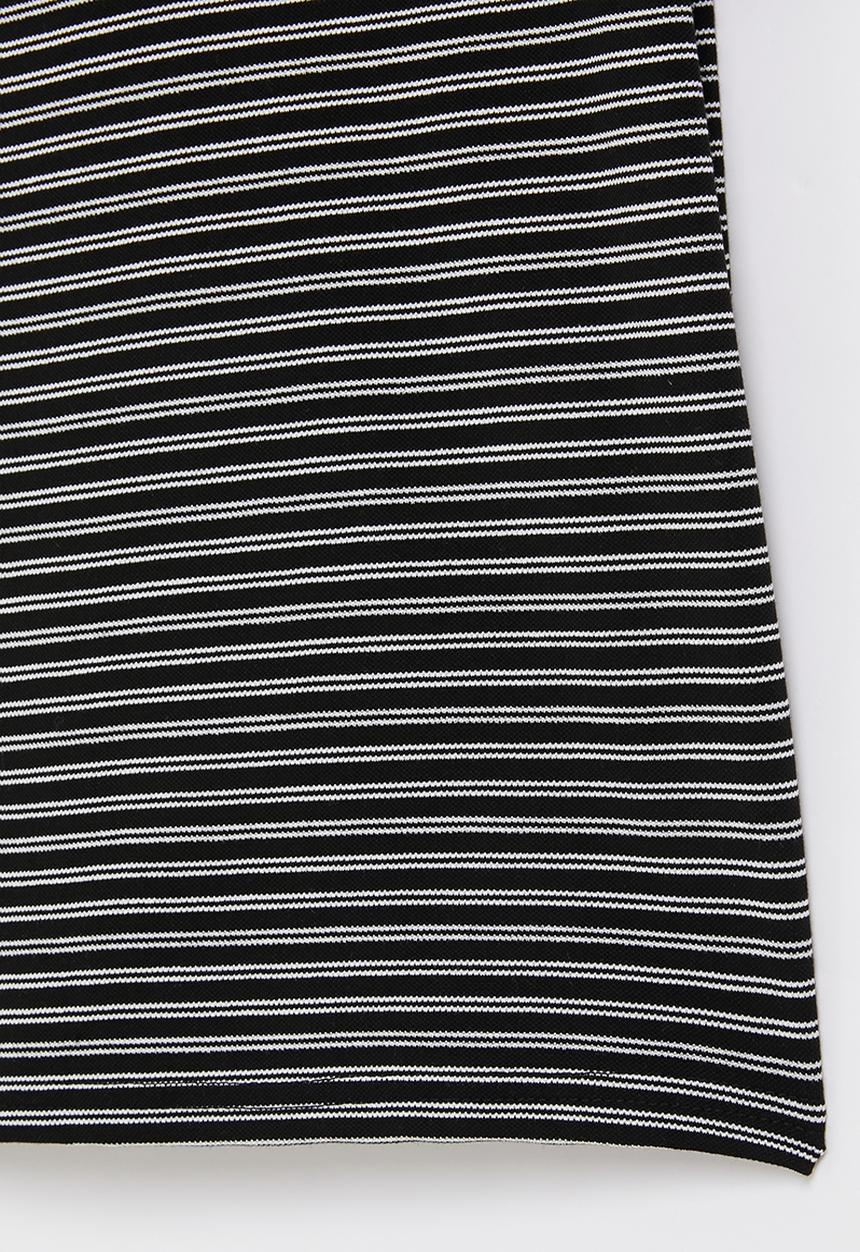 Pop Candy - Boys stripe golfer - black