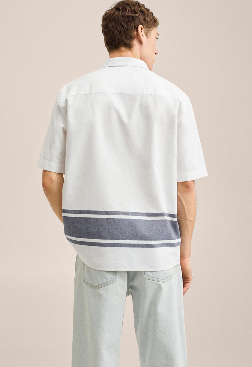 MANGO - Samos shirt - white