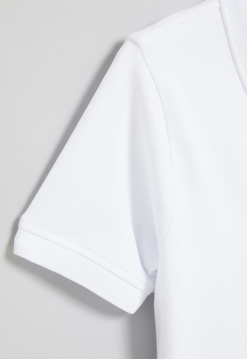 POLO - Boys classic short sleeve golfer - white