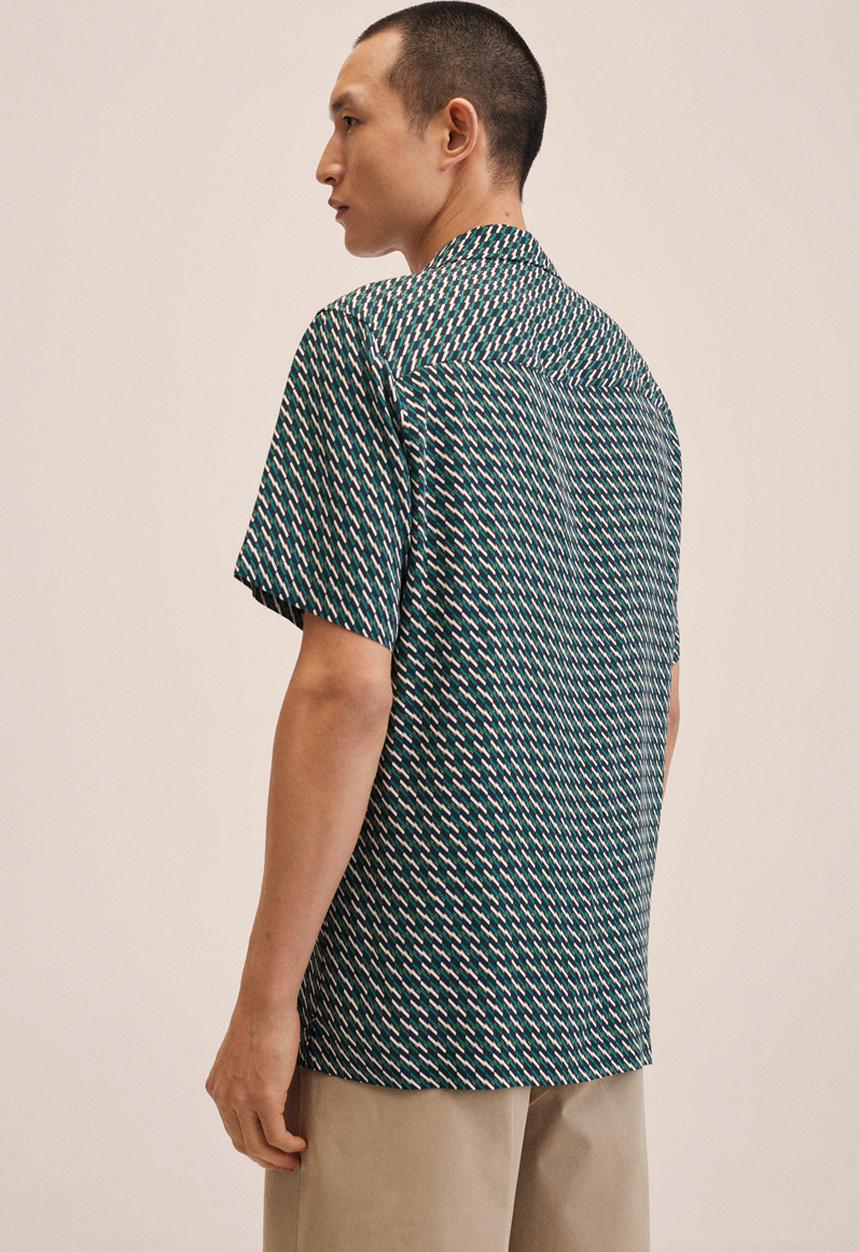 MANGO - Gala shirt  - green