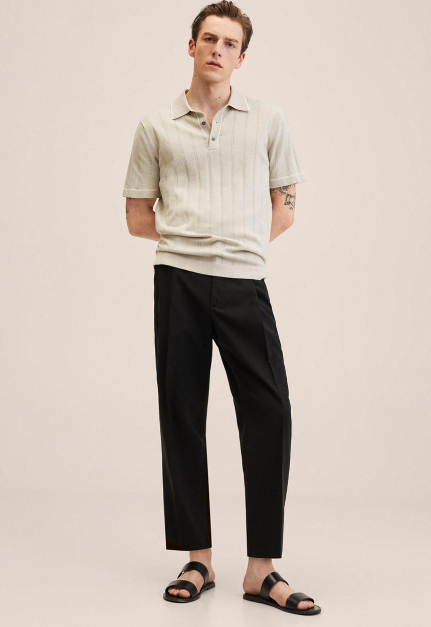 MANGO - Arno trousers - black