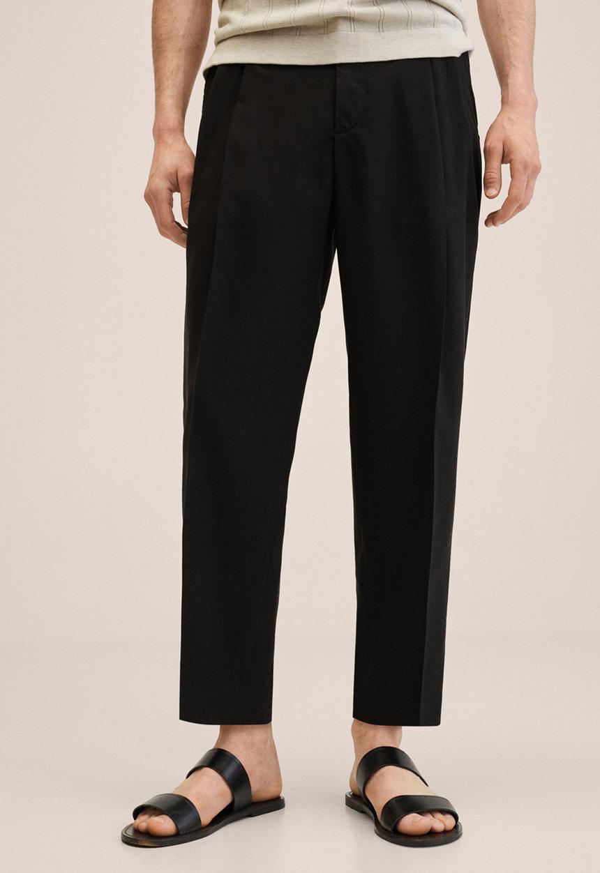 MANGO - Arno trousers - black
