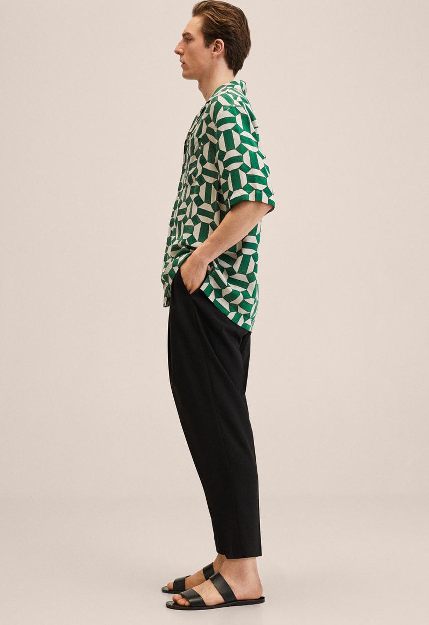 MANGO - Mag shirt  - green