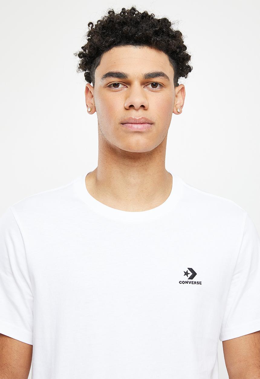 Converse - Classic left chest tee - white