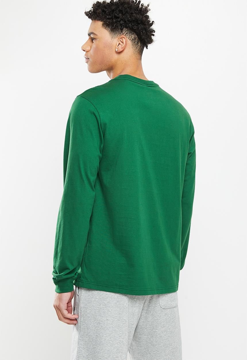 Converse - Standard fit left chest star chev emb long sleeve tee - midnight clover