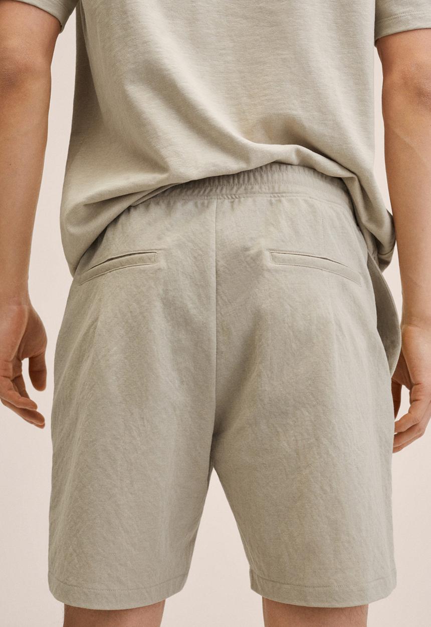 MANGO - Mariana shorts  - neutral
