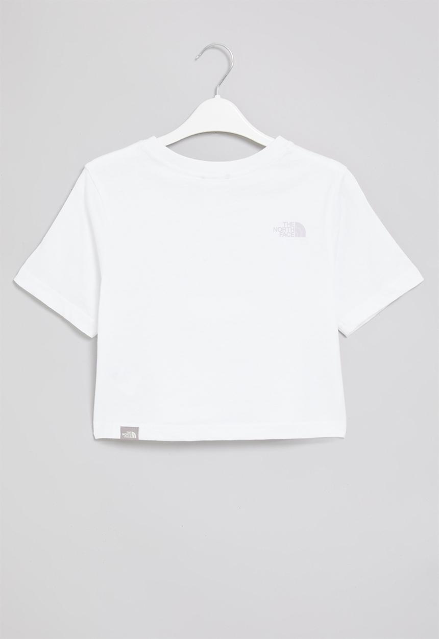 The North Face - G short sleeve cropped graphic tee - white
