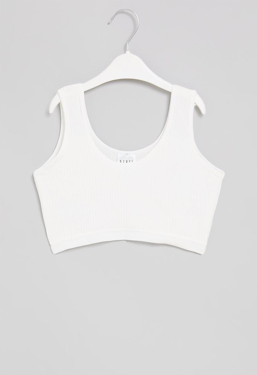 Rebel Republic - Girls plain bra - white