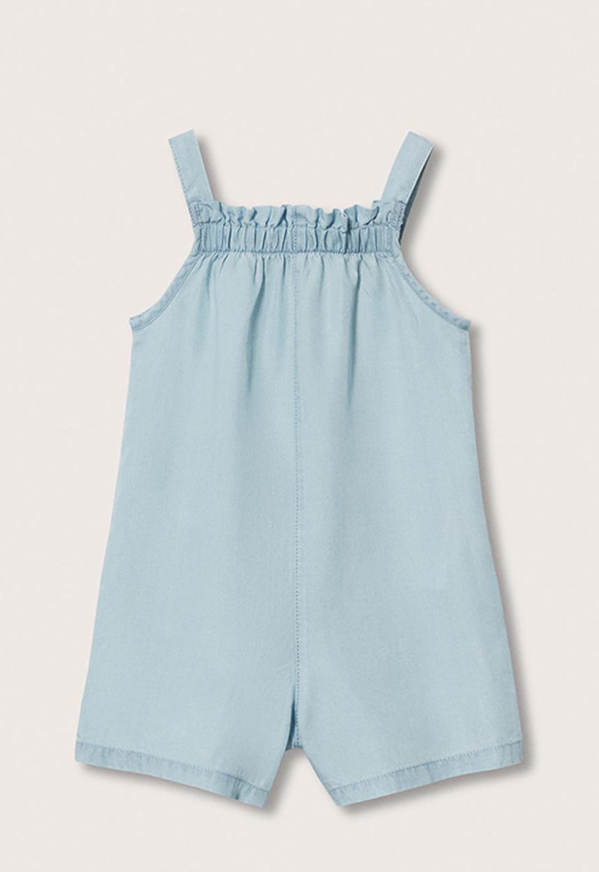 MANGO - Playsuit mati - open blue