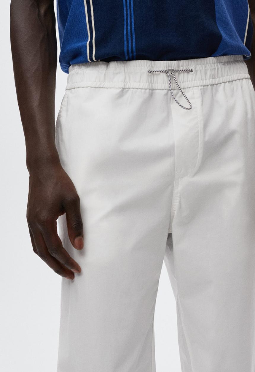 MANGO - Genova pant - cream