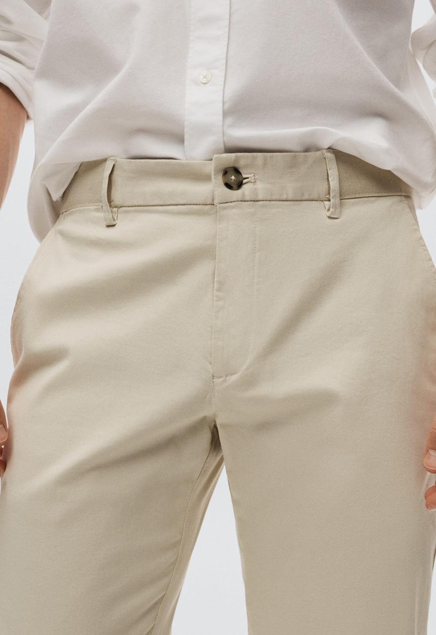 MANGO - Prato trouser - lt grey