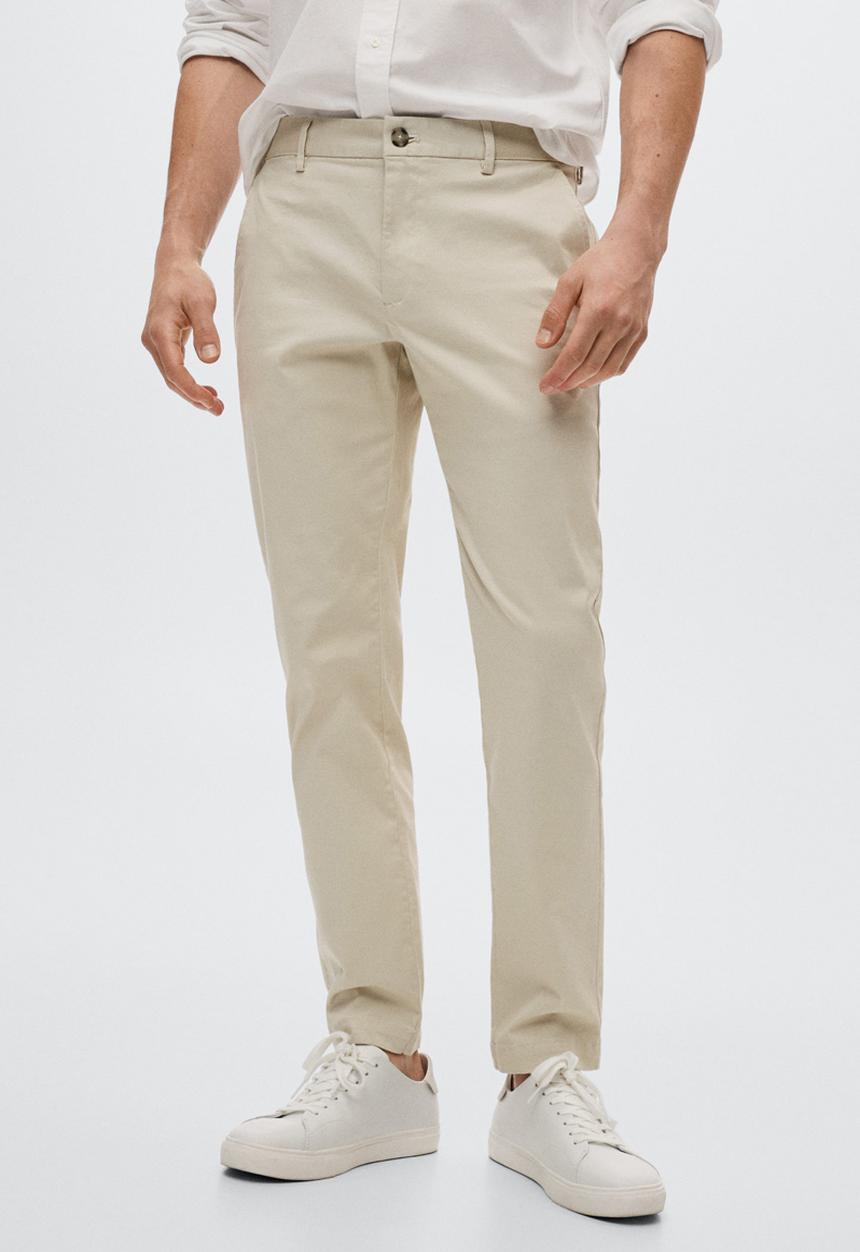MANGO - Prato trouser - lt grey