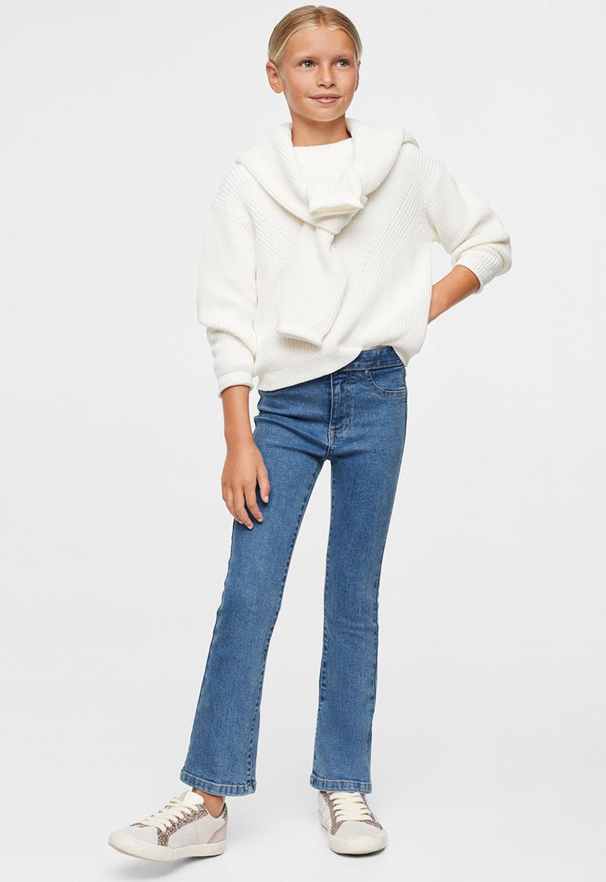 MANGO - Jeans trumpet - medium blue