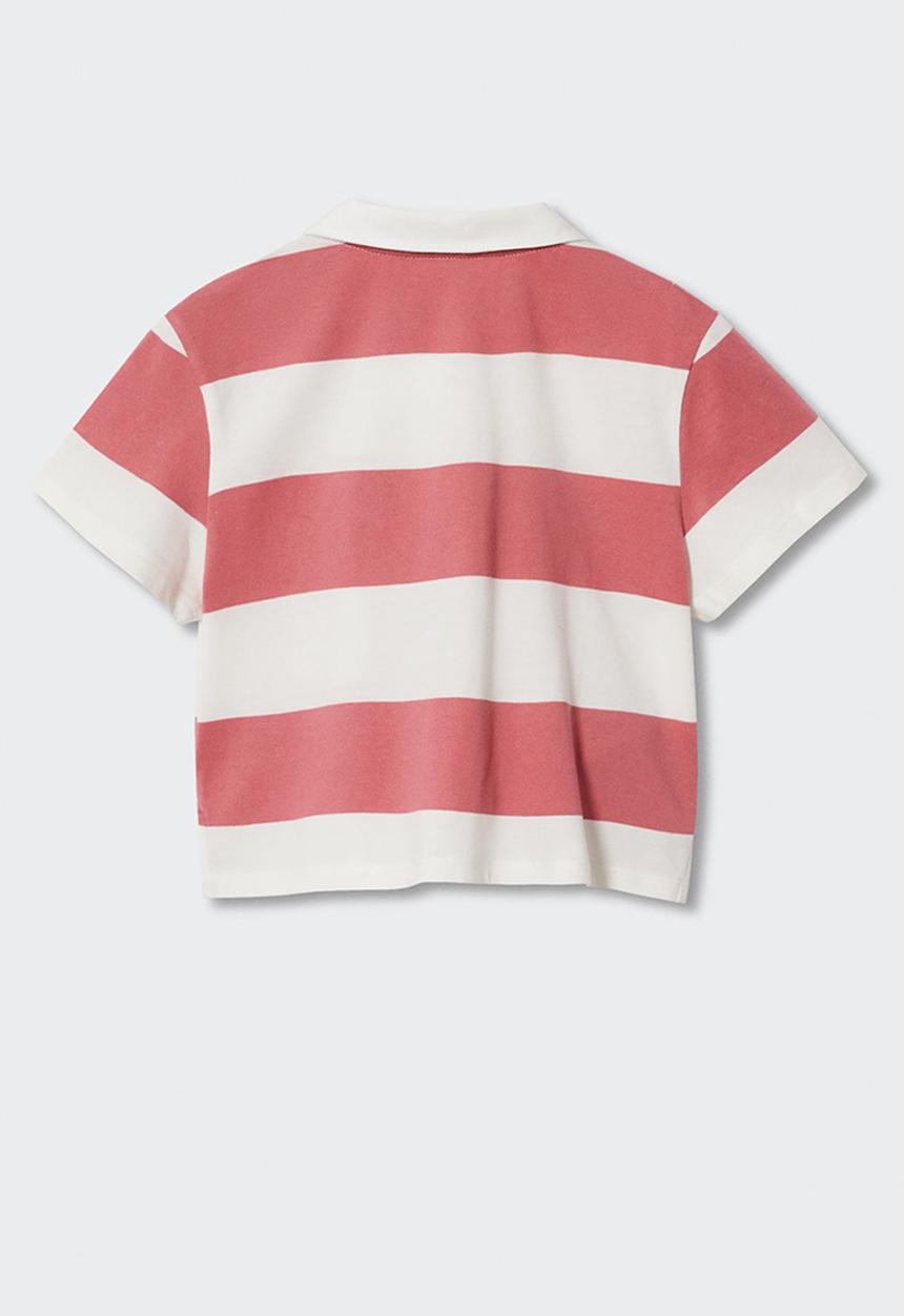MANGO - Polo shirt pili - medium pink