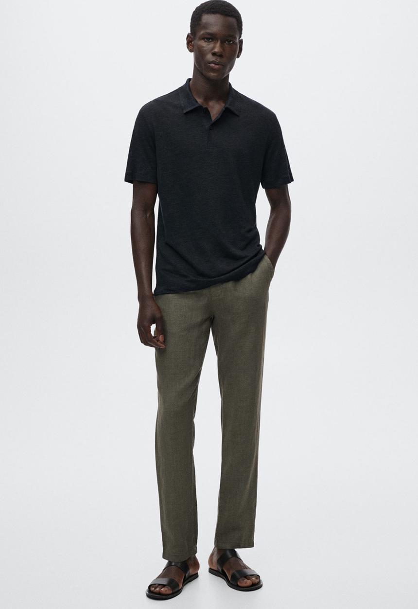 MANGO - Amberes golfer - black