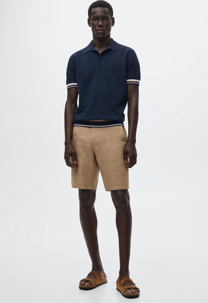 MANGO - Polo shirt degas - navy